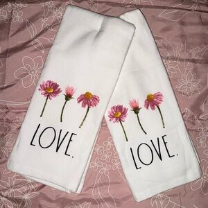 Rae Dunn LOVE Dish / Hand Towels